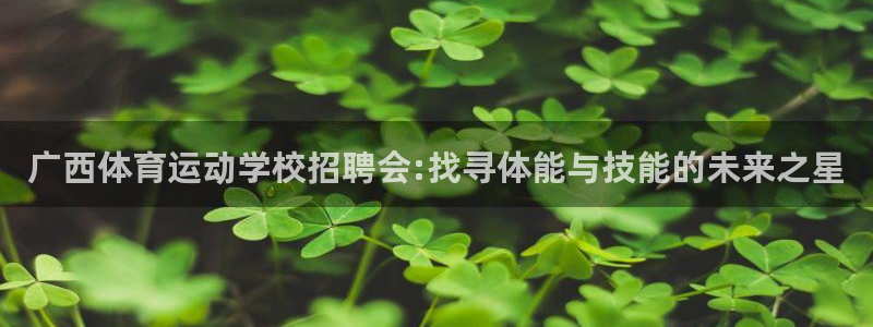 企鹅体育可以看nba吗：广西体育运动学校招聘会:找寻体能与技能的未来之星